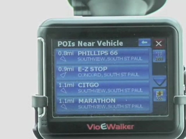 Vio&reg; eWalker&#153; 3 1/2&quot; Touch - screen GPS Navigator - image 2 from the video